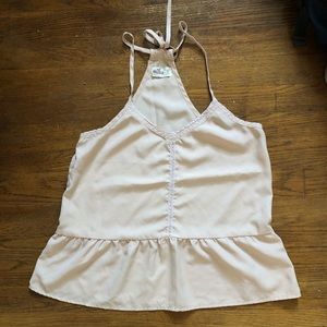 Light peach tank